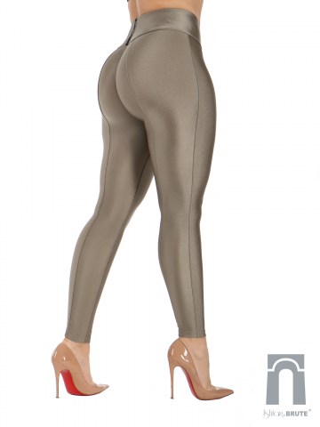 Khaki Classic shiny lycra 5_6015